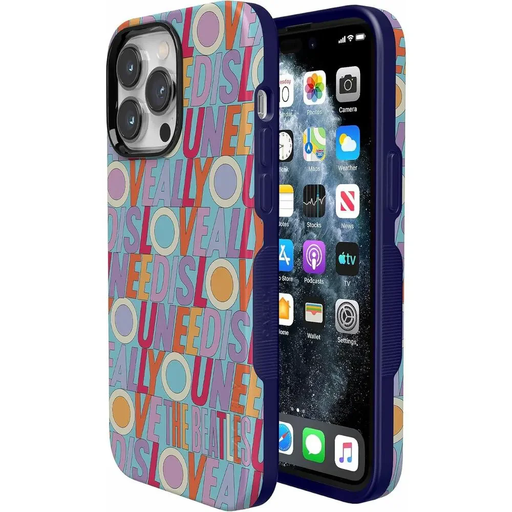 Casely iPhone 14 Pro Case | All You Need is Love | Beatles | MagSafe Compatible